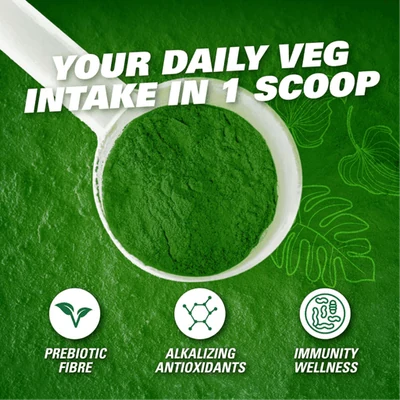 Greens supplement product image template